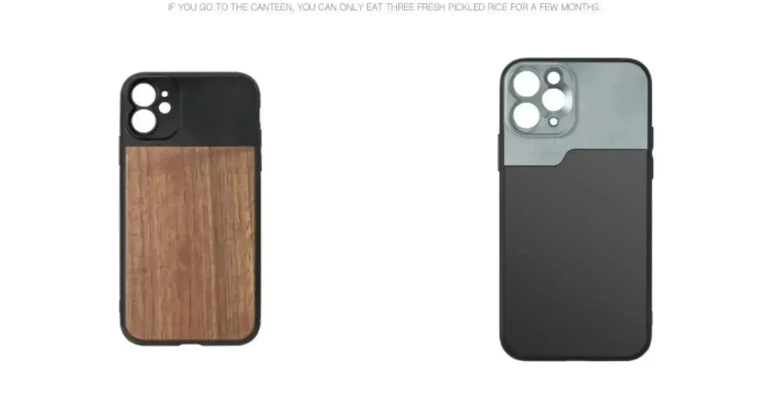 Wood Grain Lens Case - Phone FilmStudio