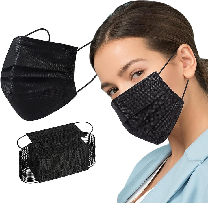 1000pc 3-Ply Disposable Face Mask Non Medical Surgical Cover Mouth Nose BULK - Phone FilmStudio