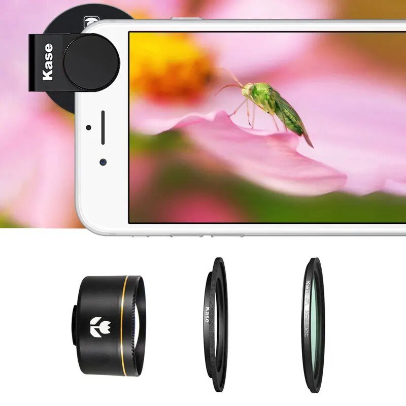 Kase Master Macro Lens with 52mm CPL Filter For Smartphone - Phone FilmStudio