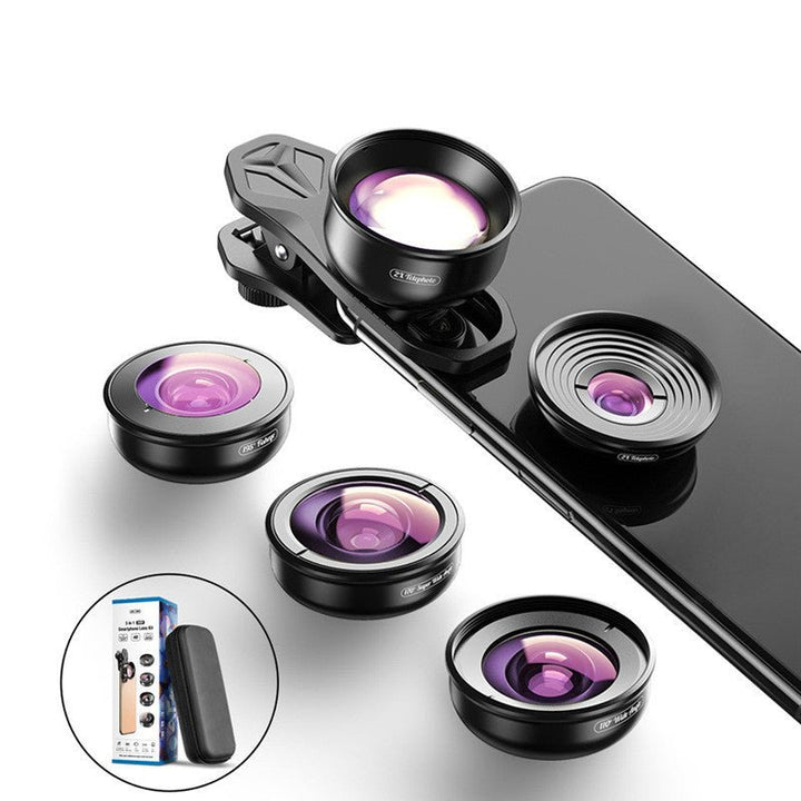 Macro Fisheye Telephoto Five-in-one Set Camera - Phone FilmStudio