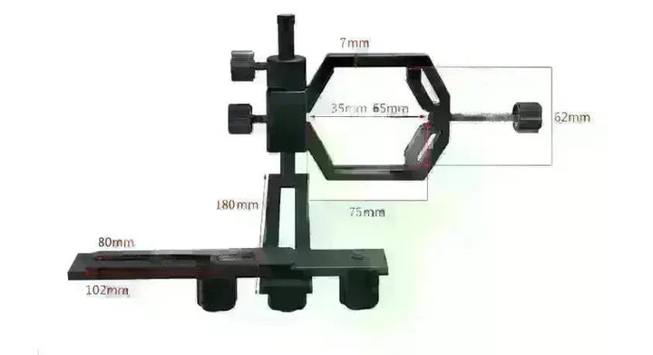 Telescope photography stand - Phone FilmStudio