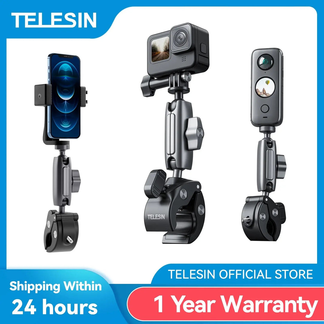 TELESIN 360* Magic Arm Action Mount - Phone FilmStudio