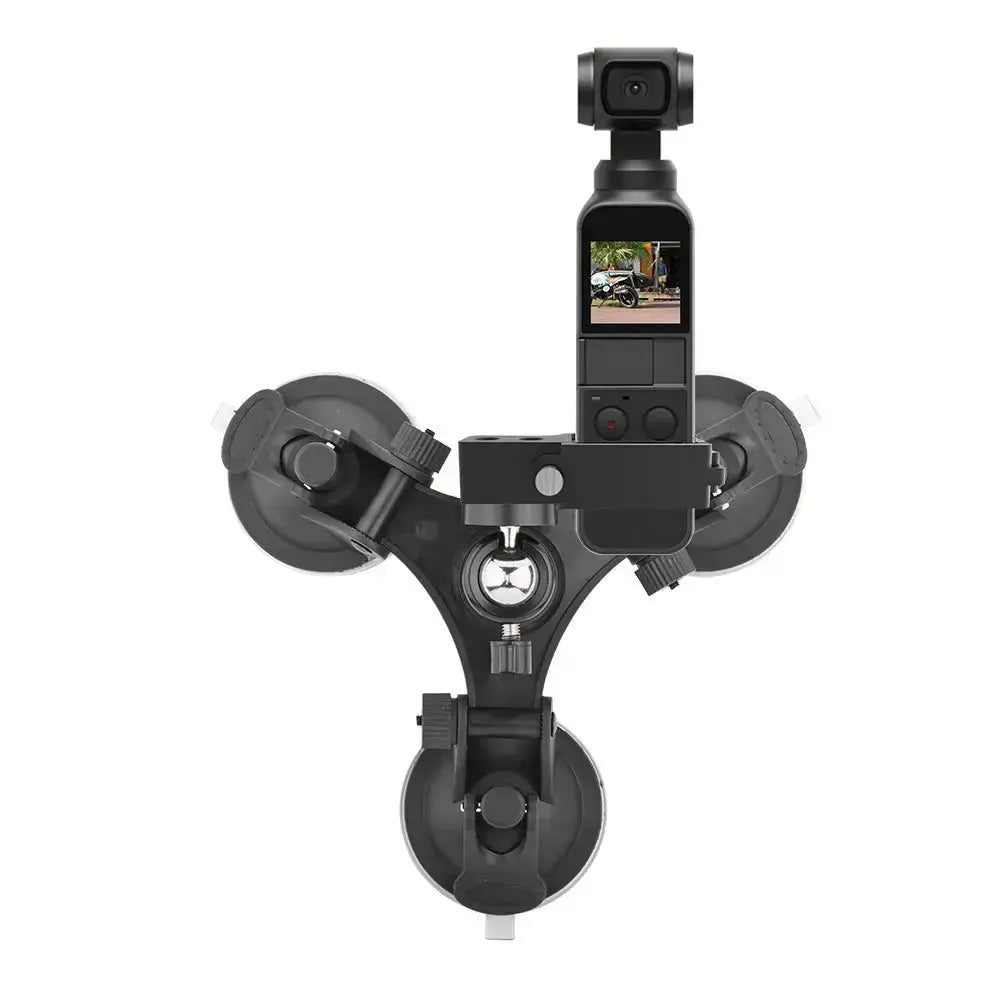 Triple Suction Cup Car Mount - Phone FilmStudio