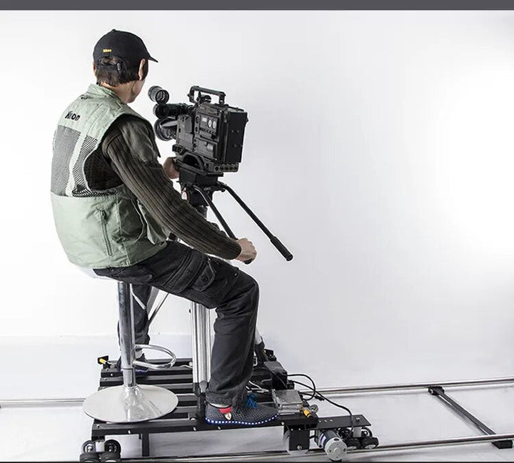 Twzz 6m Manned Motorized Slider Dolly Track Movie Motorized Rail Manual Remote Control Pedal Control - Phone FilmStudio