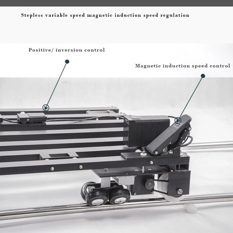 Twzz 6m Manned Motorized Slider Dolly Track Movie Motorized Rail Manual Remote Control Pedal Control - Phone FilmStudio