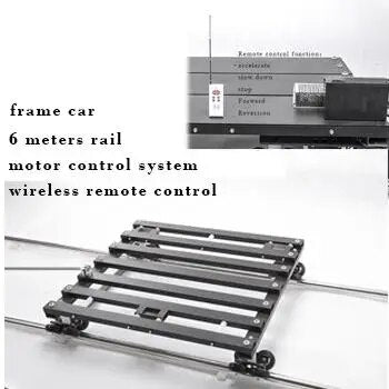 Twzz 6m Manned Motorized Slider Dolly Track Movie Motorized Rail Manual Remote Control Pedal Control - Phone FilmStudio