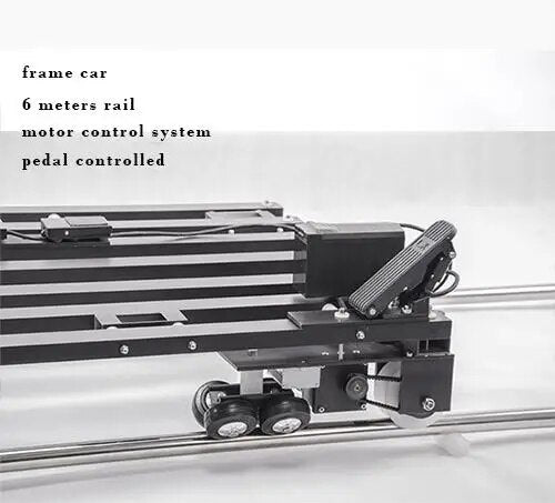 Twzz 6m Manned Motorized Slider Dolly Track Movie Motorized Rail Manual Remote Control Pedal Control - Phone FilmStudio