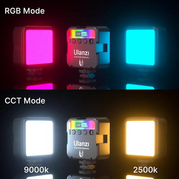 Ulanzi VL49 RGB Light - Phone FilmStudio