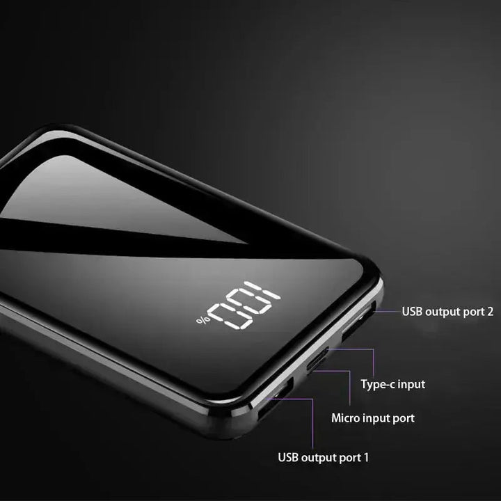 Ultra-thin Mirror Mini Power Bank - Phone FilmStudio